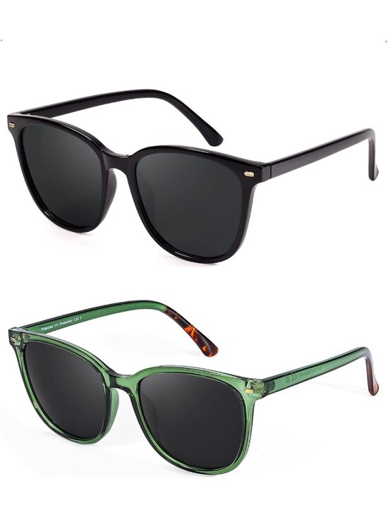 Trendy Polarized Sunglasses for Women - UV400 Protection, Big Frame Fashion